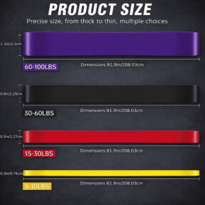 resistance bands workout set pull up bands for men & women, exercise bands resistance with door anchor.